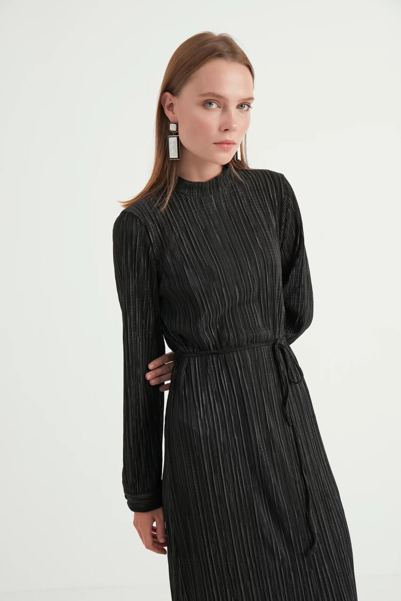 Elvis Abiye - FioraofDress - tesettur - abiye - 42 - Yağı Yeşil - hijab - evening - dress