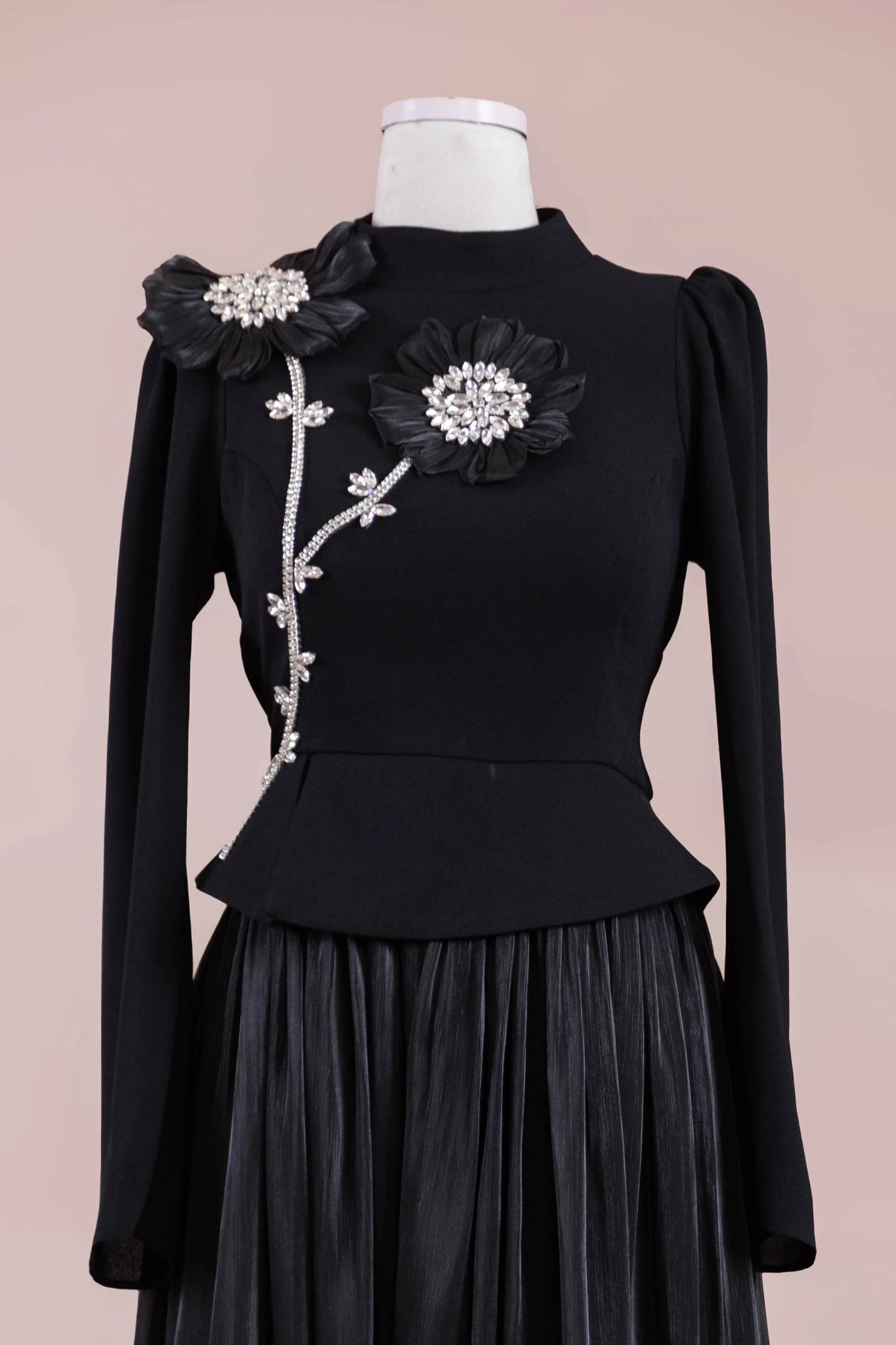 Elya Tesettür Abiye - FioraofDress - tesettur - abiye - Siyahh - 38 - hijab - evening - dress