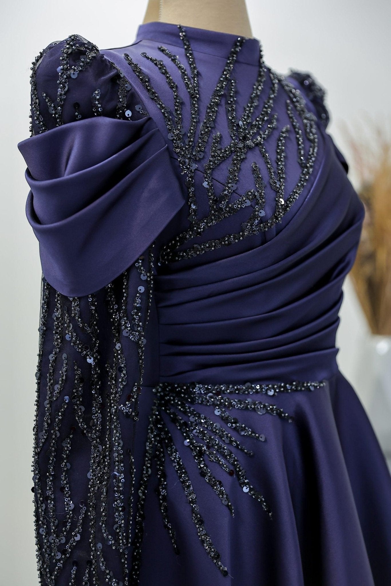 Endam Tesettür Abiye - FioraofDress - tesettur - abiye - 52 - lacivert - hijab - evening - dress