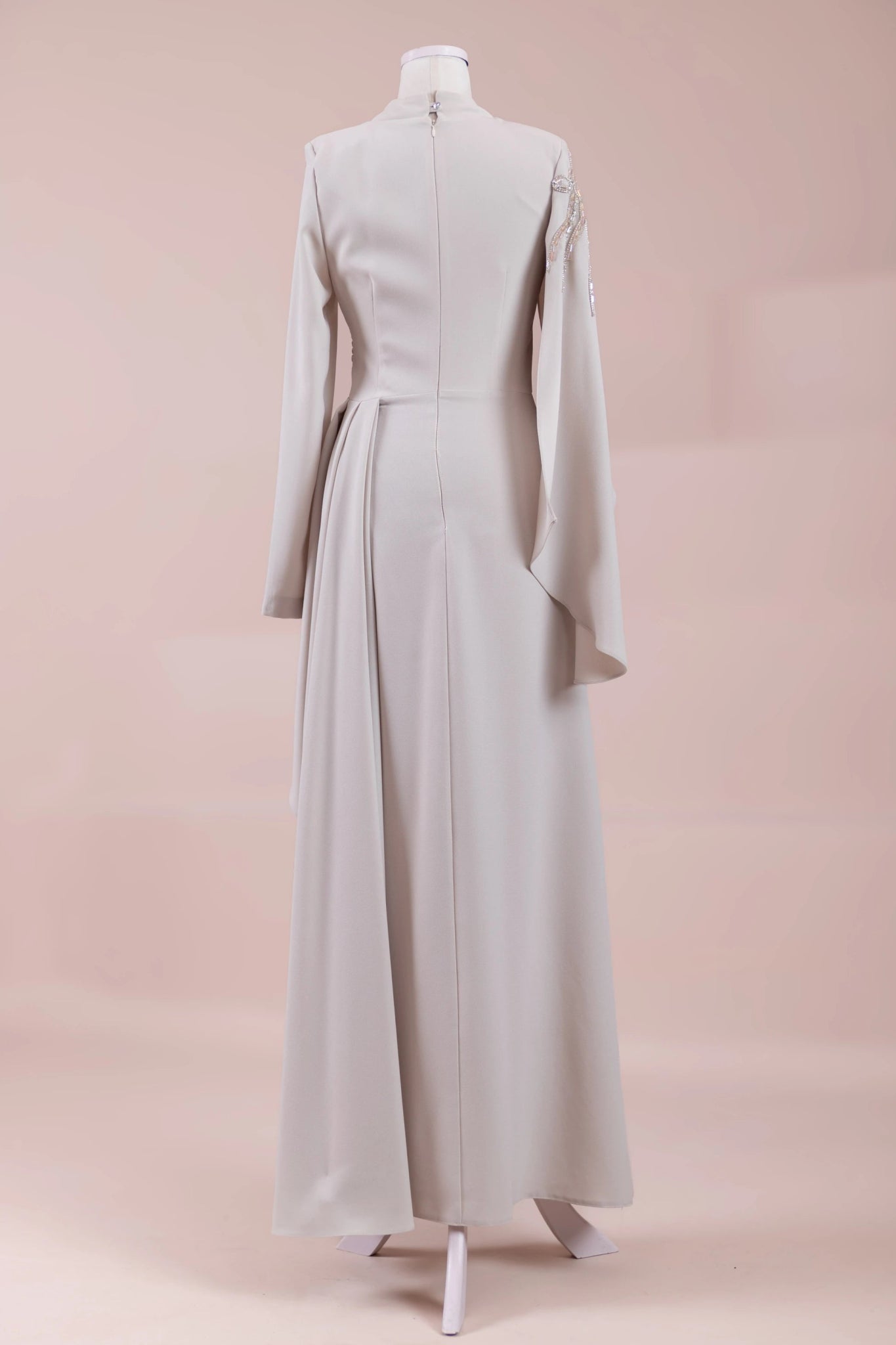 Enva Tesetür Abiye - FioraofDress - tesettur - abiye - BEJ - 38 - hijab - evening - dress