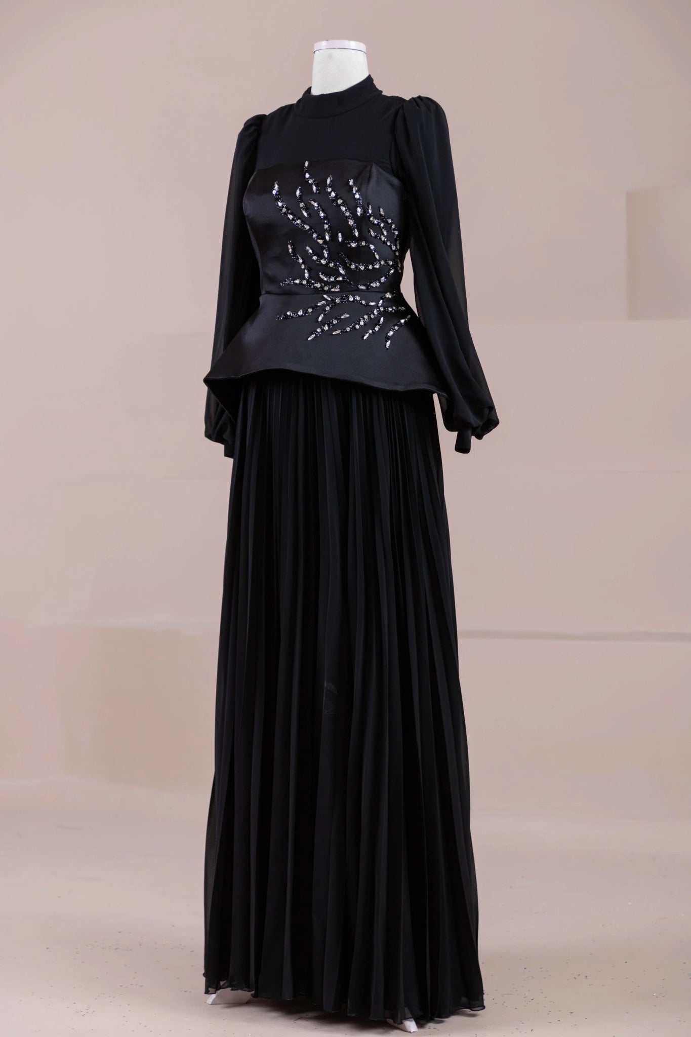 Eyla Tesettür Abiye - FioraofDress - tesettur - abiye - Siyahh - 36 - hijab - evening - dress