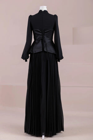 Eyla Tesettür Abiye - FioraofDress - tesettur - abiye - Siyahh - 36 - hijab - evening - dress