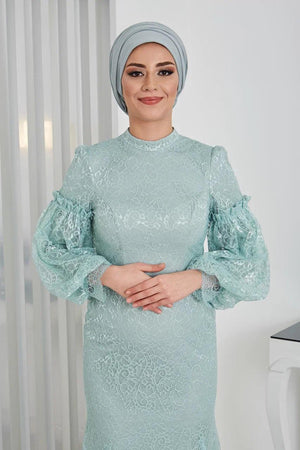 Eylül Tesettür Abiye - FioraofDress - tesettur - abiye - 44 - LİLAA - hijab - evening - dress