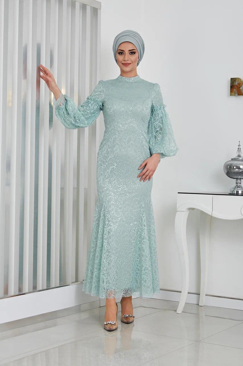 Eylül Tesettür Abiye - FioraofDress - tesettur - abiye - 44 - LİLAA - hijab - evening - dress