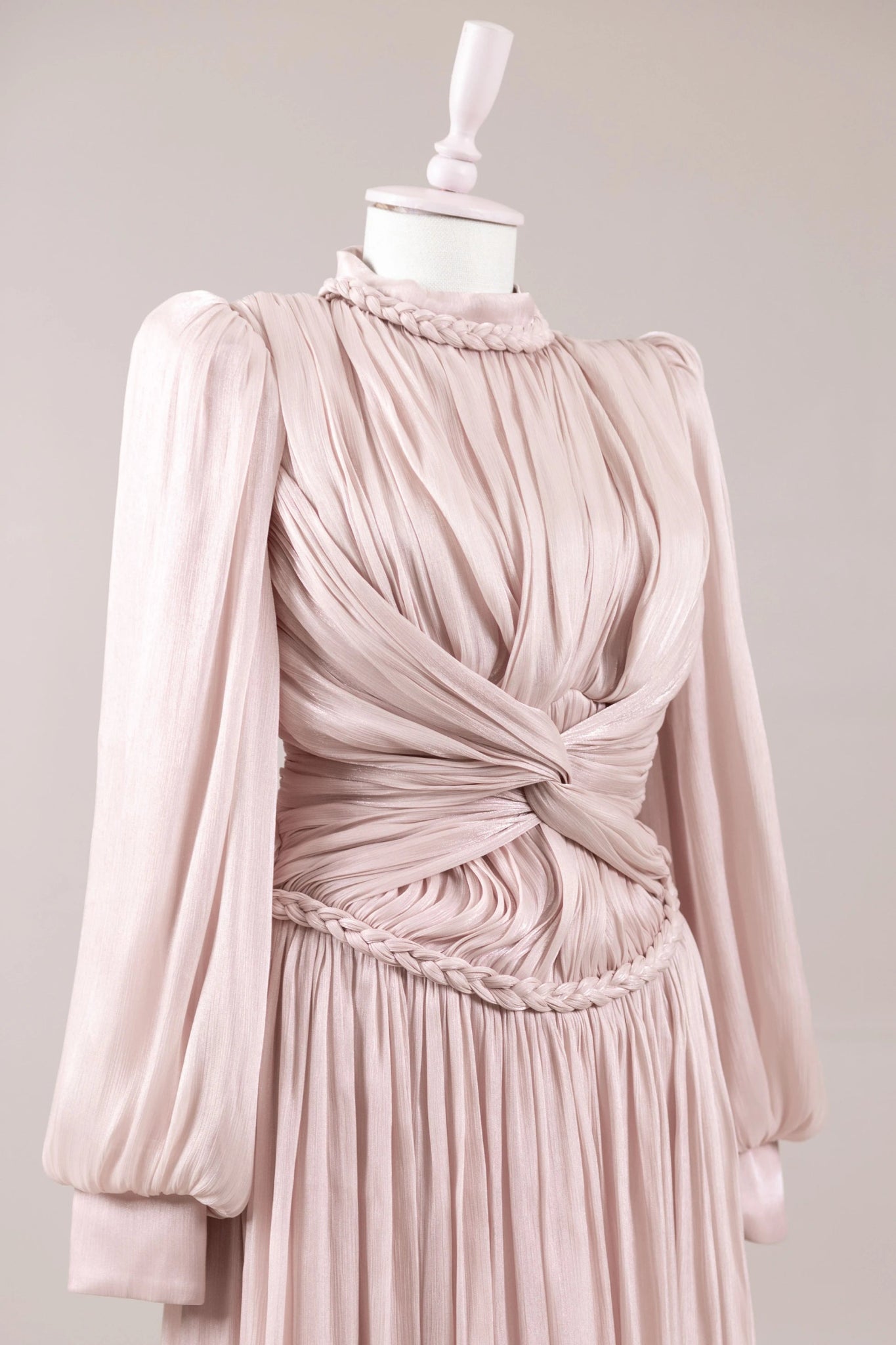 Faelyn Tesettür Abiye - FioraofDress - tesettur - abiye - Pudra - 38 - hijab - evening - dress