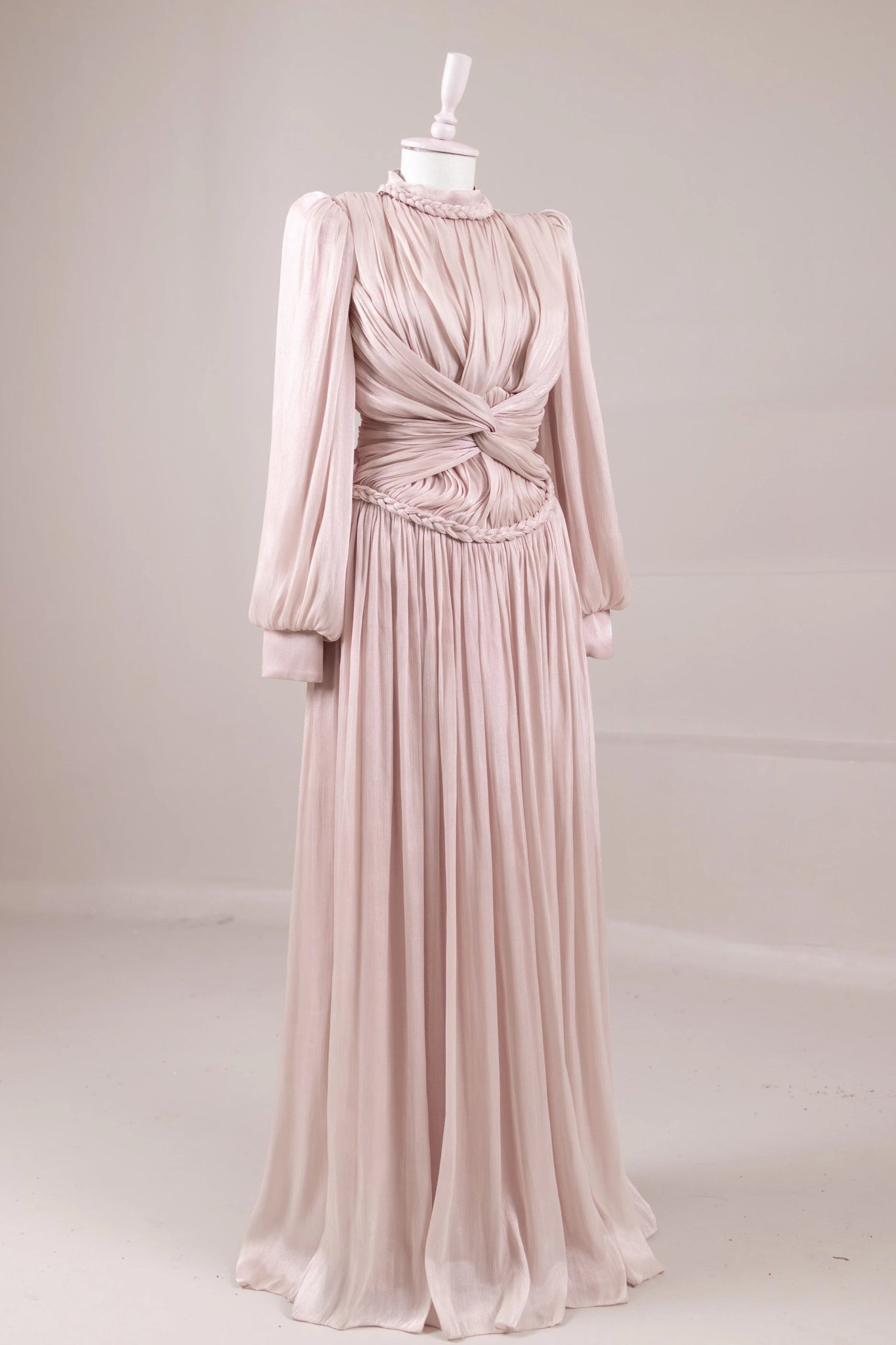 Faelyn Tesettür Abiye - FioraofDress - tesettur - abiye - Pudra - 38 - hijab - evening - dress