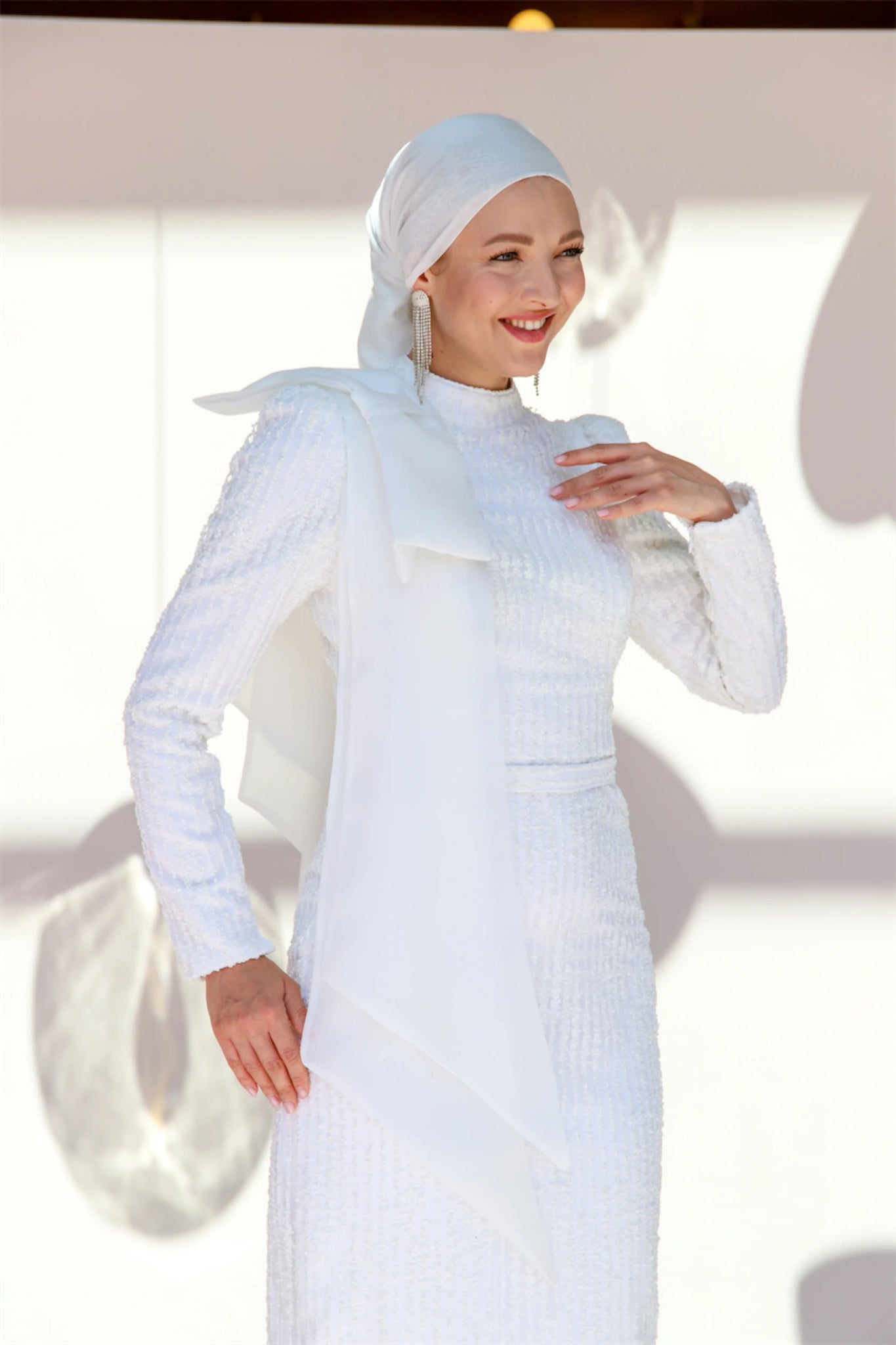 Farilya Tesettür Abiye - FioraofDress - tesettur - abiye - 38 - Ekru - hijab - evening - dress