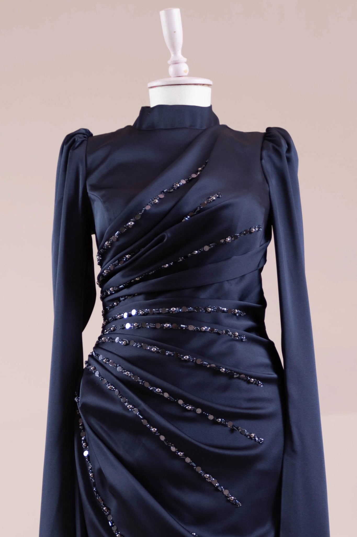 Faris Tesettür Abiye - FioraofDress - tesettur - abiye - lacivert - 38 - hijab - evening - dress