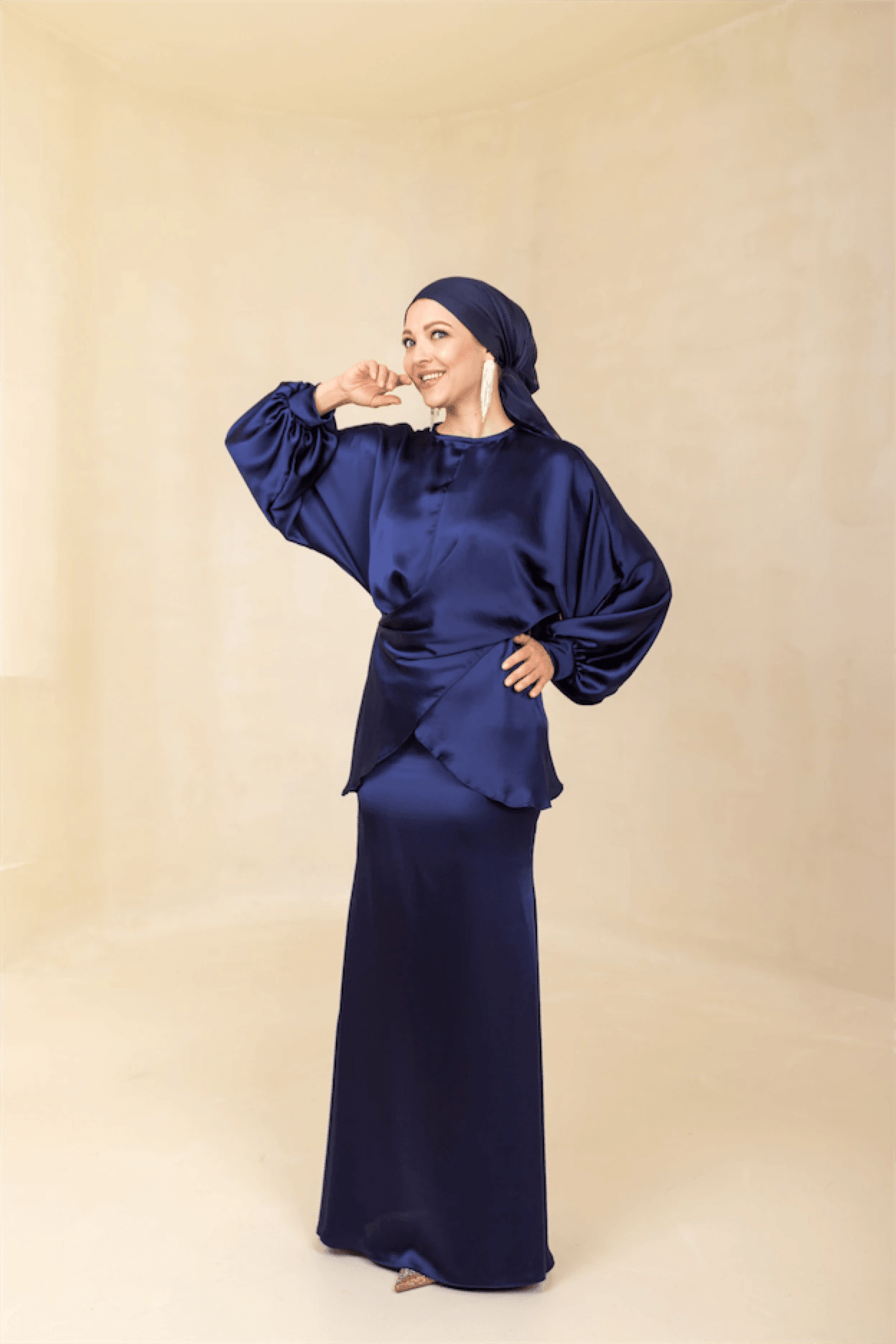Felicita Tesettür Abiye - FioraofDress - tesettur - abiye - 44 - Lacive - hijab - evening - dress
