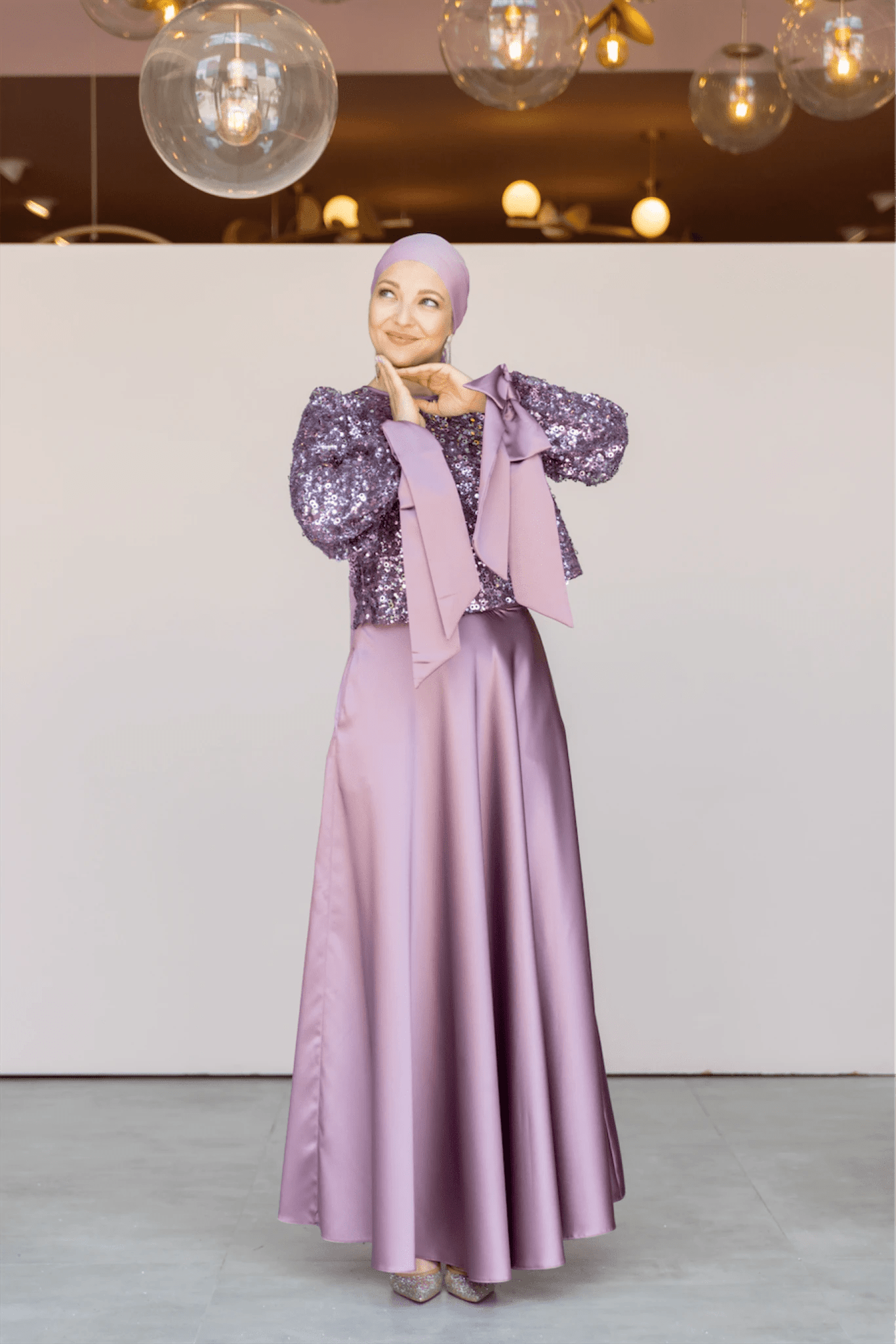 Ferce Tesettür Abiye - FioraofDress - tesettur - abiye - 44 - LİLAA - hijab - evening - dress