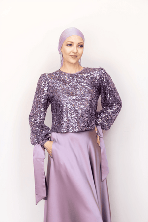 Ferce Tesettür Abiye - FioraofDress - tesettur - abiye - 44 - LİLAA - hijab - evening - dress
