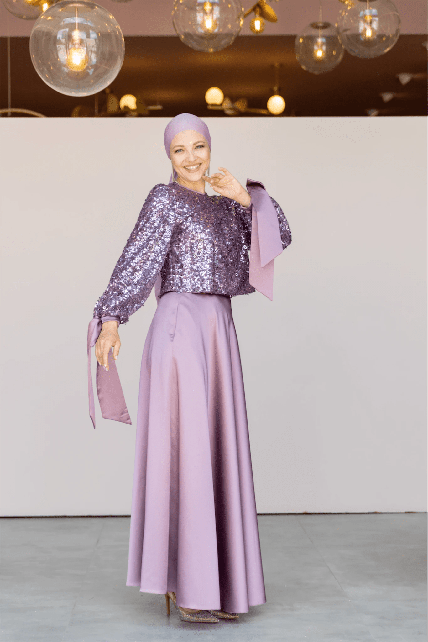 Ferce Tesettür Abiye - FioraofDress - tesettur - abiye - 44 - LİLAA - hijab - evening - dress