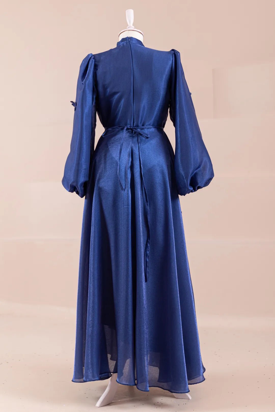 Flowers Tesettür Abiye - FioraofDress - tesettur - abiye - Lacivert - 36 - hijab - evening - dress