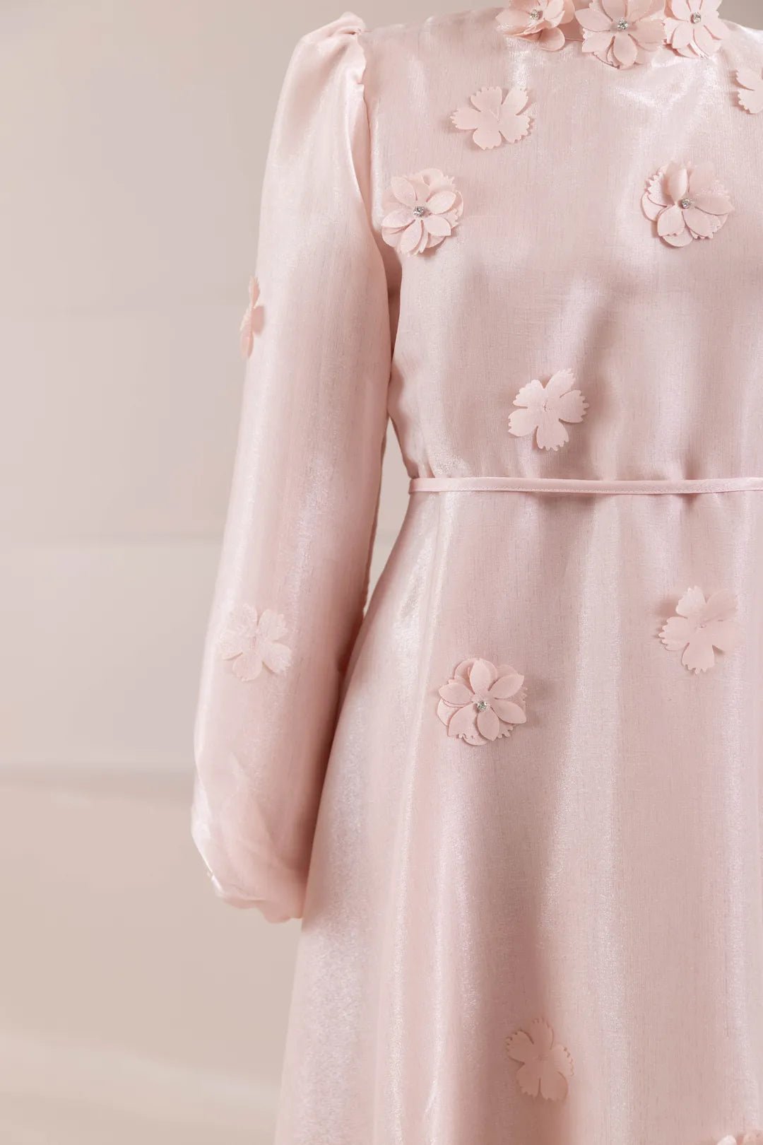 Flowers Tesettür Abiye - FioraofDress - tesettur - abiye - Pembe - 36 - hijab - evening - dress