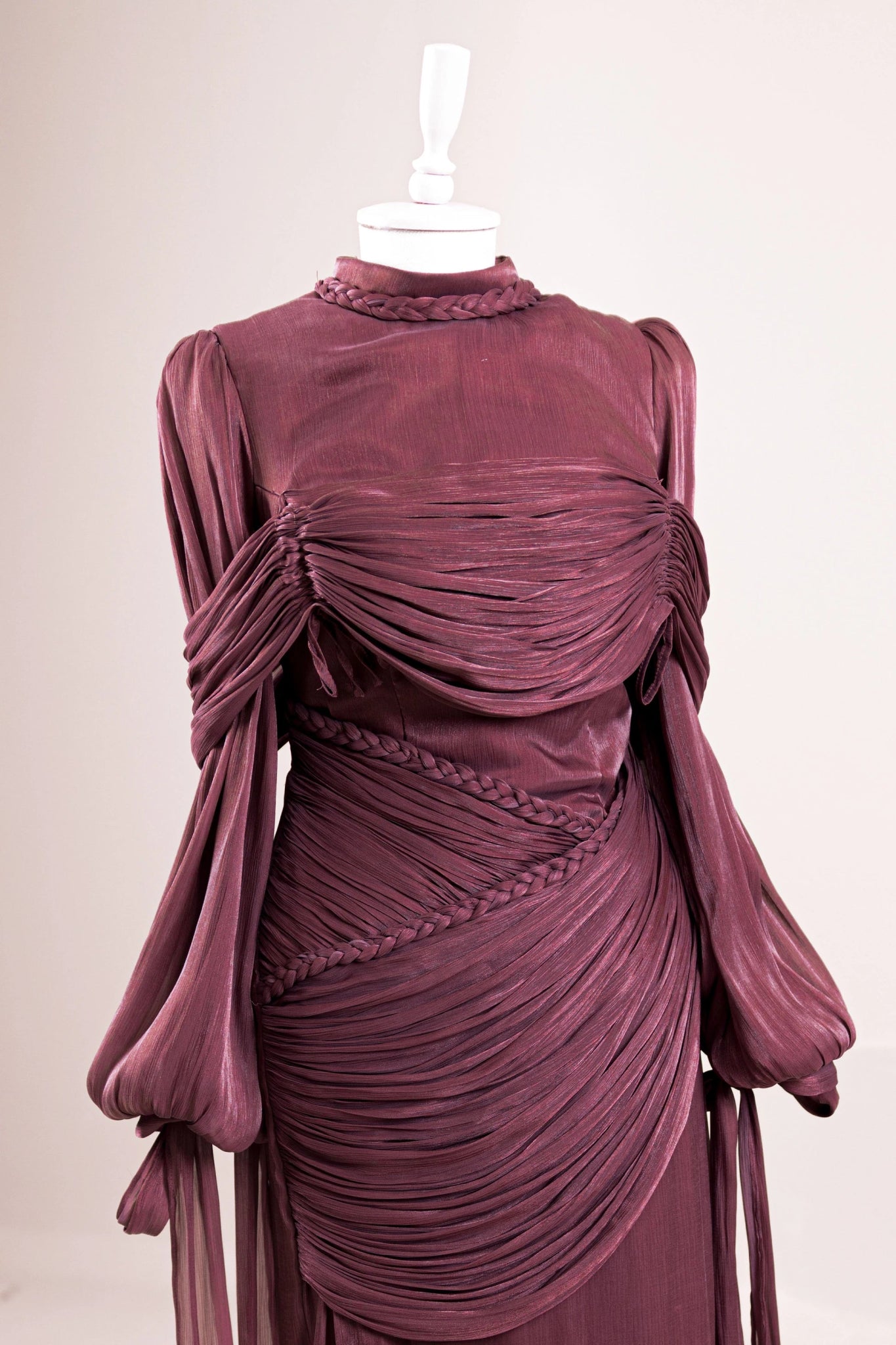 Galadriel Tesettür Abiye - FioraofDress - tesettur - abiye - bery burgundy - 38 - hijab - evening - dress