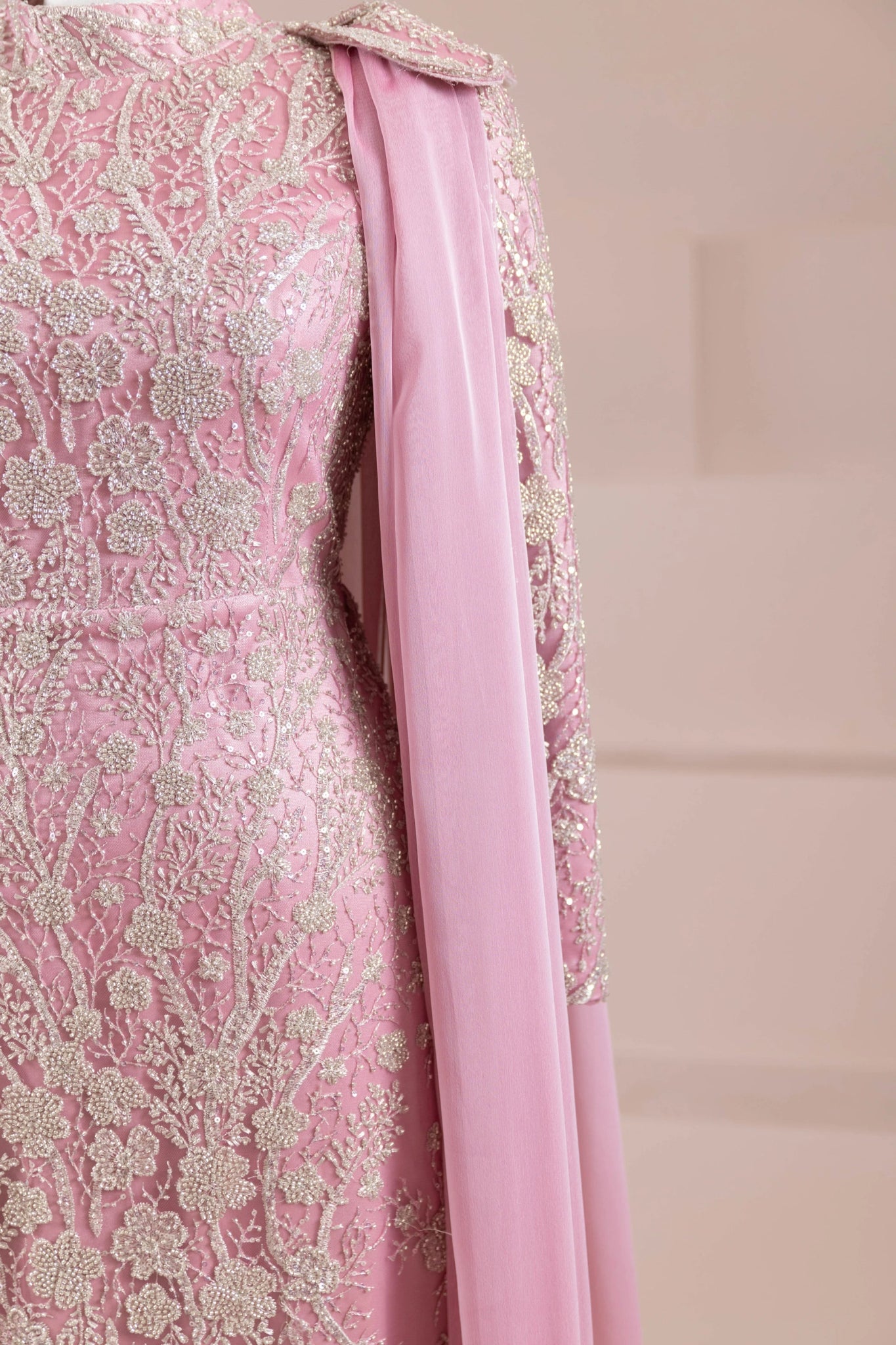 Glam Tesettür Abiye - FioraofDress - tesettur - abiye - Gül Kurusu - 38 - hijab - evening - dress