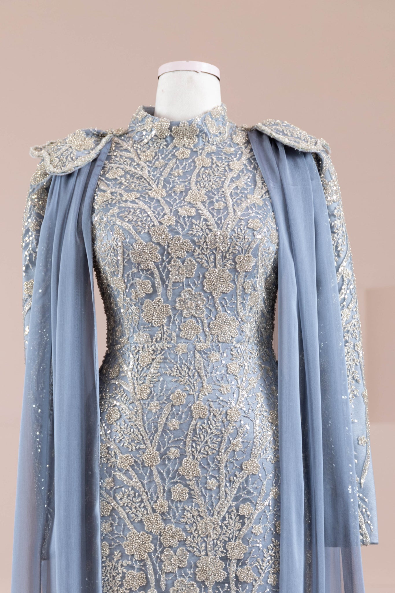 Glam Tesettür Abiye - FioraofDress - tesettur - abiye - Mavii - 38 - hijab - evening - dress