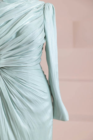 Glory Sade Tesettür Abiye - FioraofDress - tesettur - abiye - mint - 38 - hijab - evening - dress