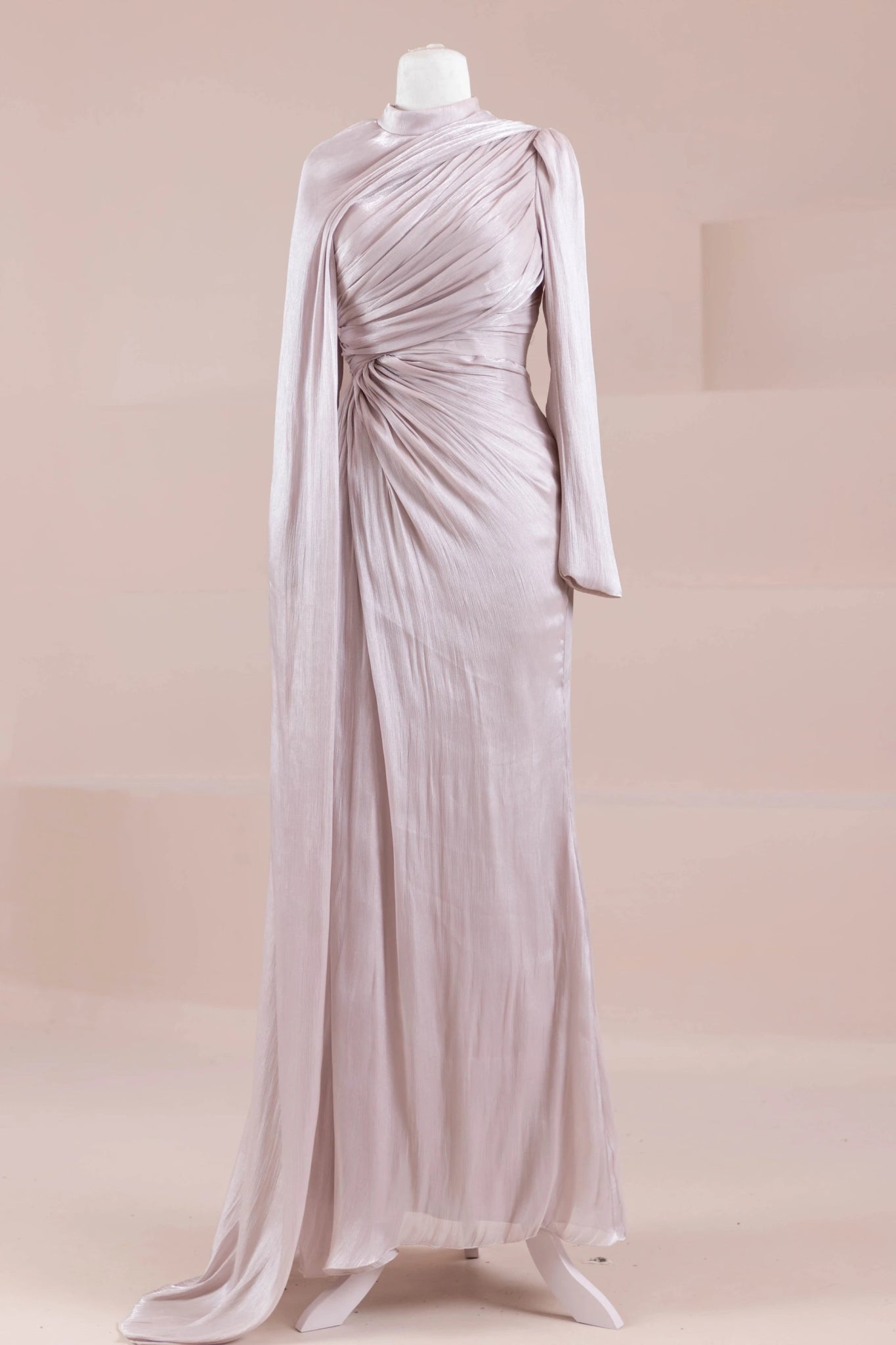 Glory Sade Tesettür Abiye - FioraofDress - tesettur - abiye - BEJ - 38 - hijab - evening - dress