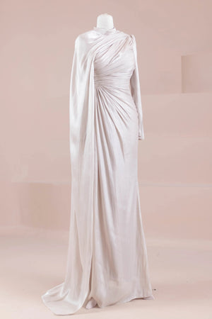 Glory Sade Tesettür Abiye - FioraofDress - tesettur - abiye - Taş Renk - 38 - hijab - evening - dress