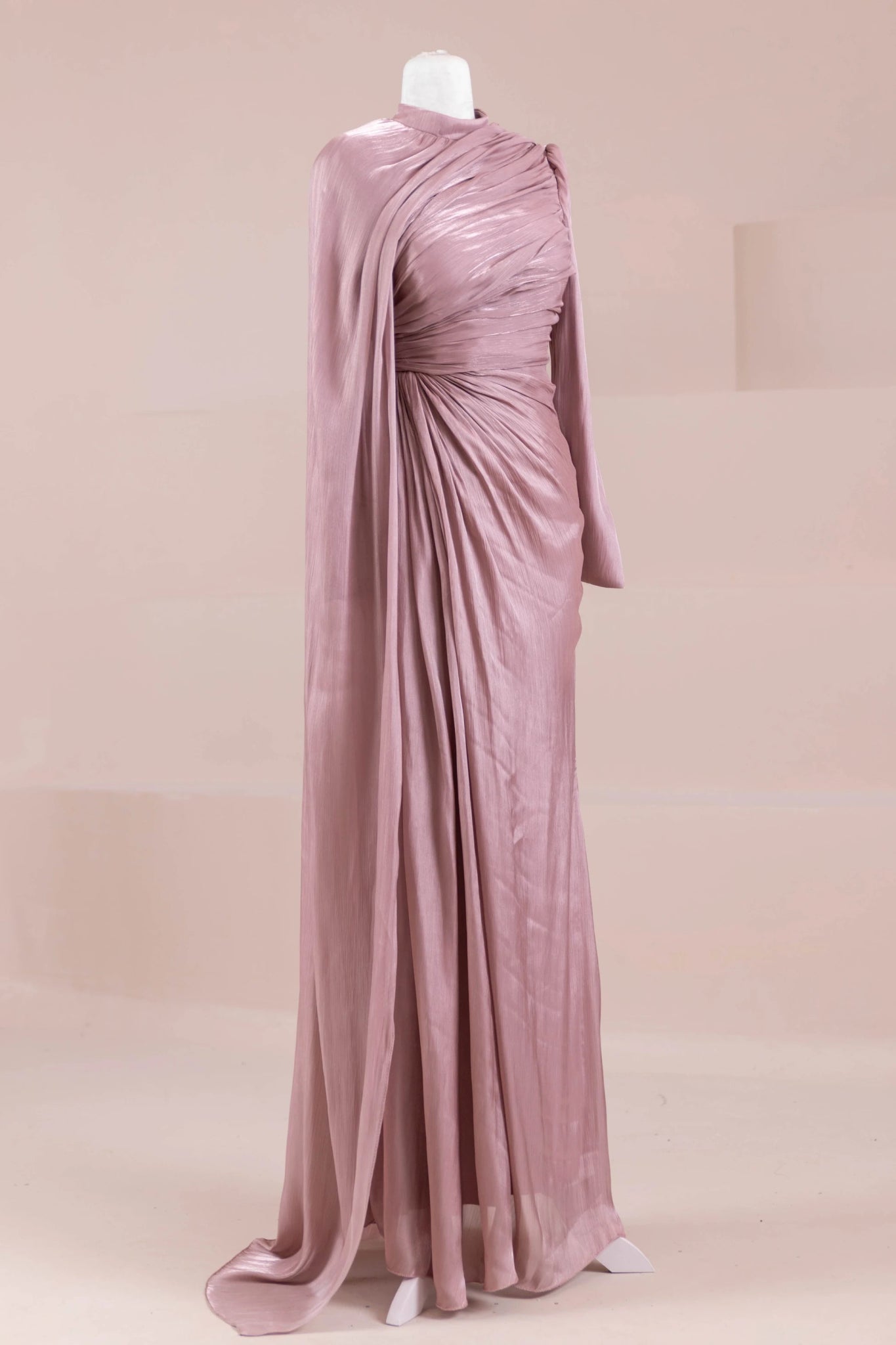 Glory Sade Tesettür Abiye - FioraofDress - tesettur - abiye - rose - 38 - hijab - evening - dress