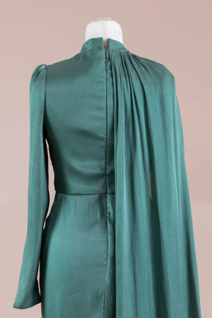 Glory Sade Tesettür Abiye - FioraofDress - tesettur - abiye - zümrüt - 38 - hijab - evening - dress