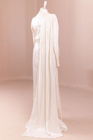 Glory Tesettür Abiye - FioraofDress - tesettur - abiye - krem - 38 - hijab - evening - dress