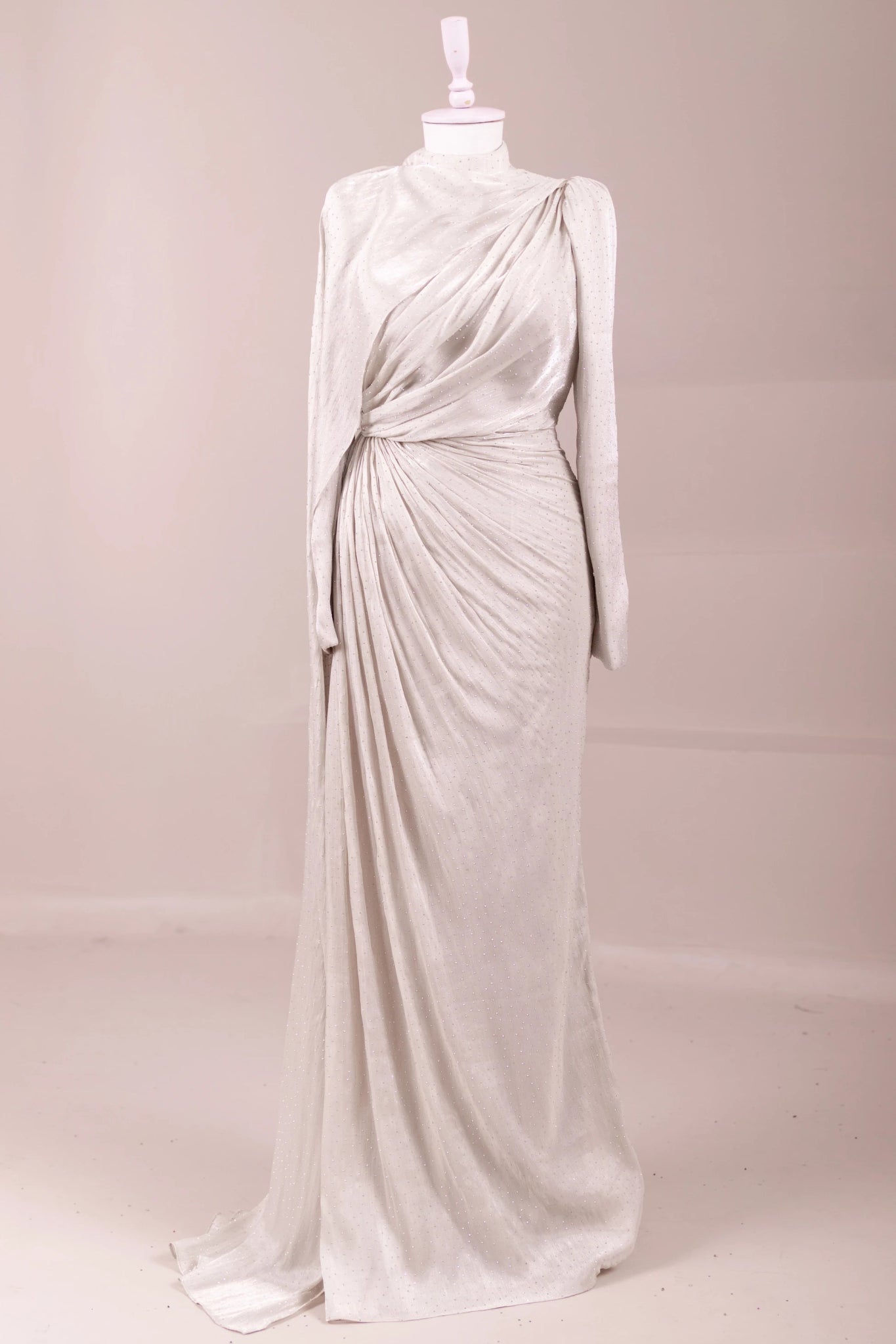 Glory Tesettür Abiye - FioraofDress - tesettur - abiye - bejj - 38 - hijab - evening - dress