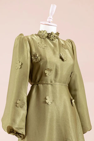 Flowers Tesettür Abiye.