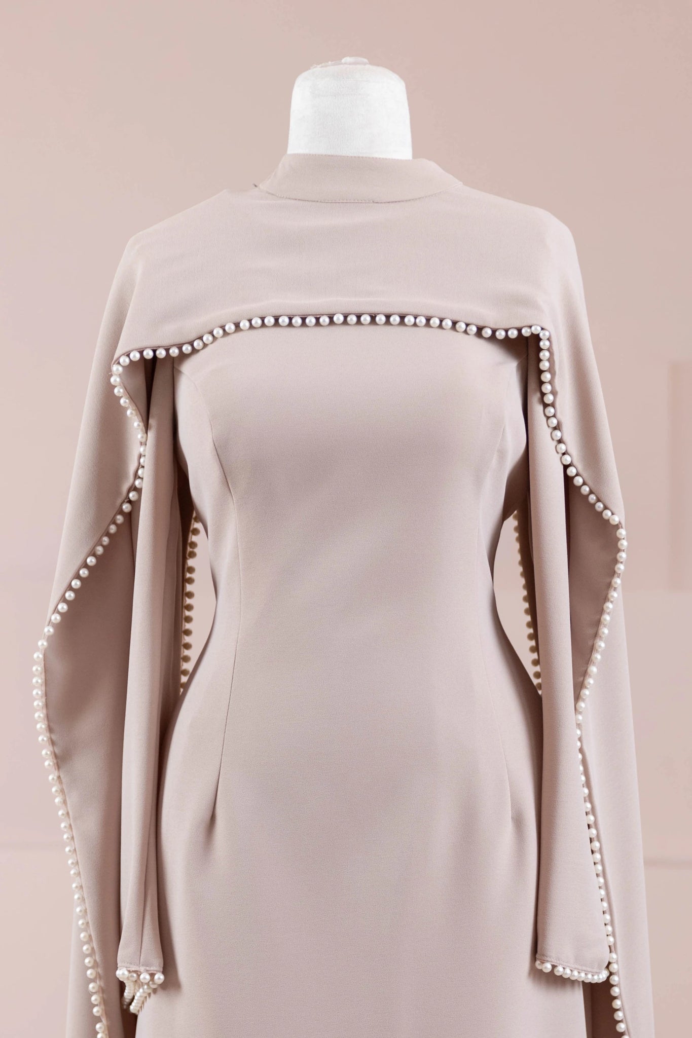 Jawhar Tesettür Abiye - FioraofDress - tesettur - abiye - Taş Renk - 38 - hijab - evening - dress