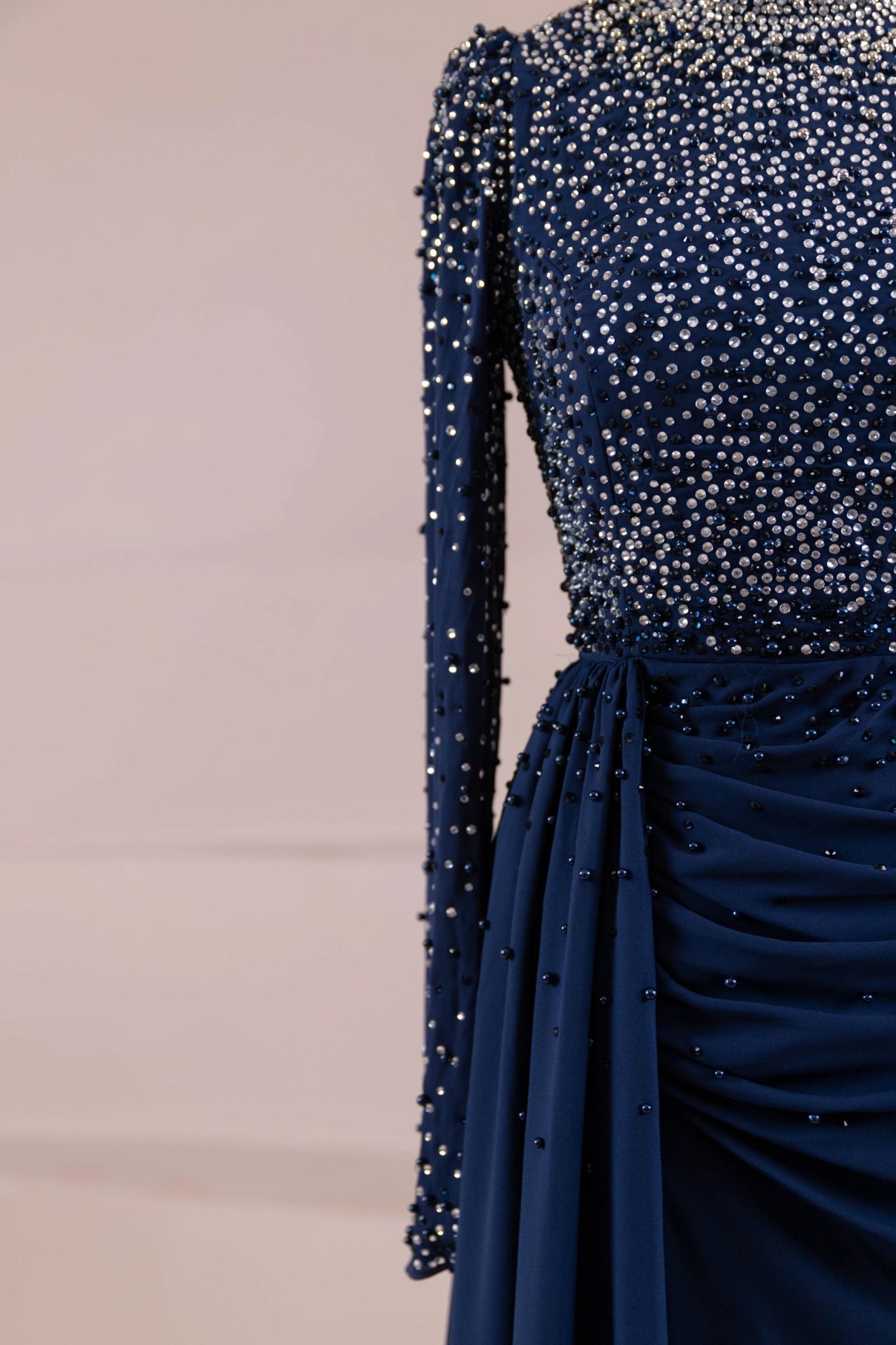 Lamis Tesettür Abiye - FioraofDress - tesettur - abiye - lacivert - 38 - hijab - evening - dress