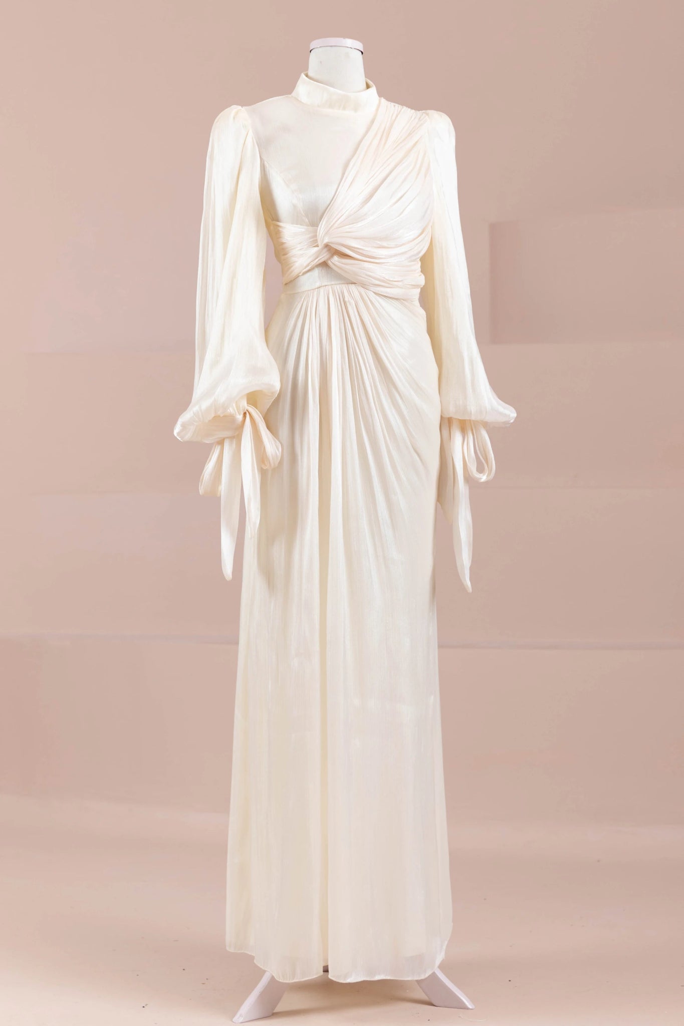 Laru Tesettür Abiye - FioraofDress - tesettur - abiye - Ekru - 38 - hijab - evening - dress