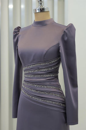 Lavinya Tesettür Abiye - Lavanta - FioraofDress - tesettur - abiye - 44 - hijab - evening - dress