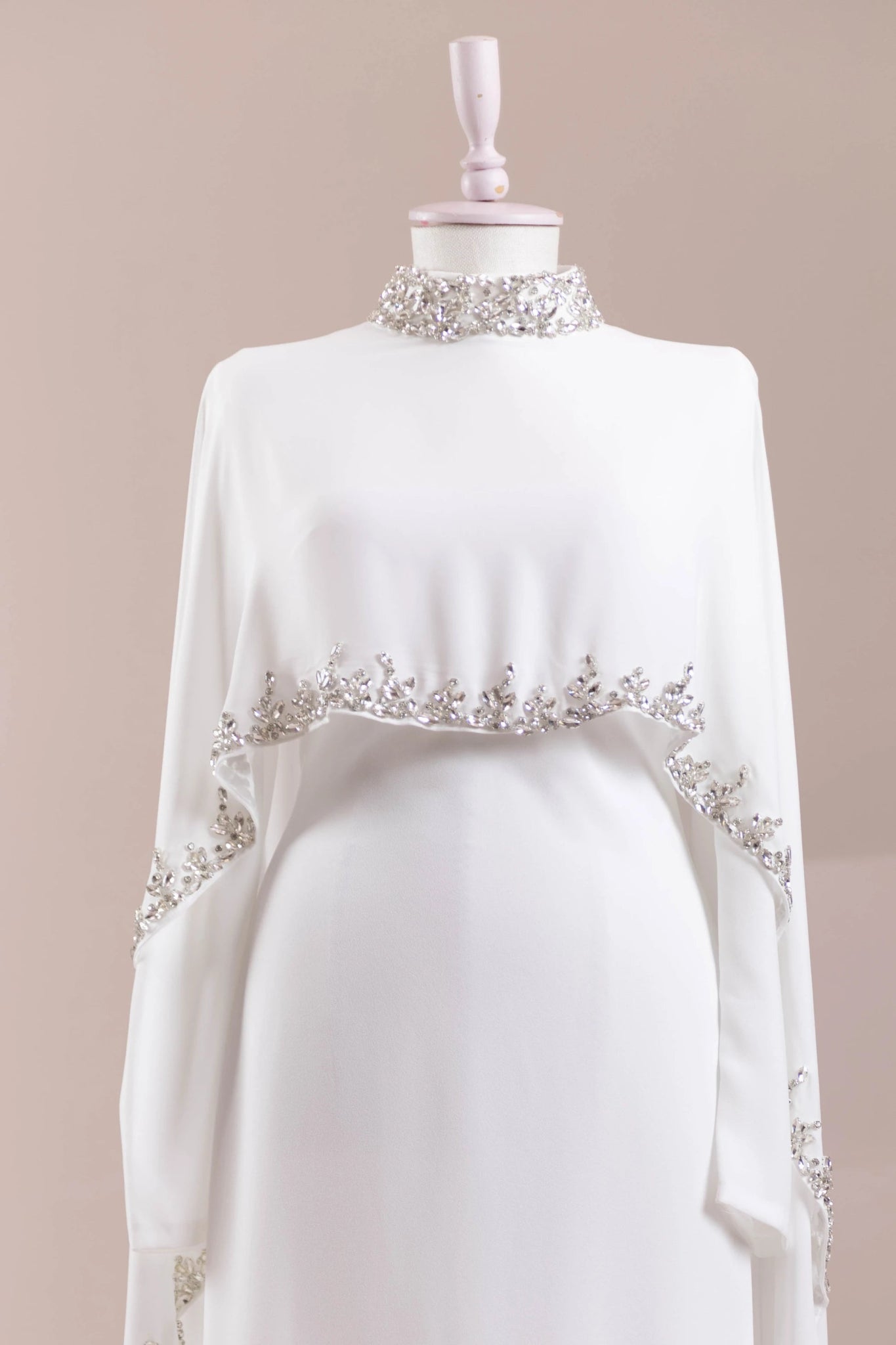 Layali Tesettür Abiye - FioraofDress - tesettur - abiye - Beyaz - 40 - hijab - evening - dress