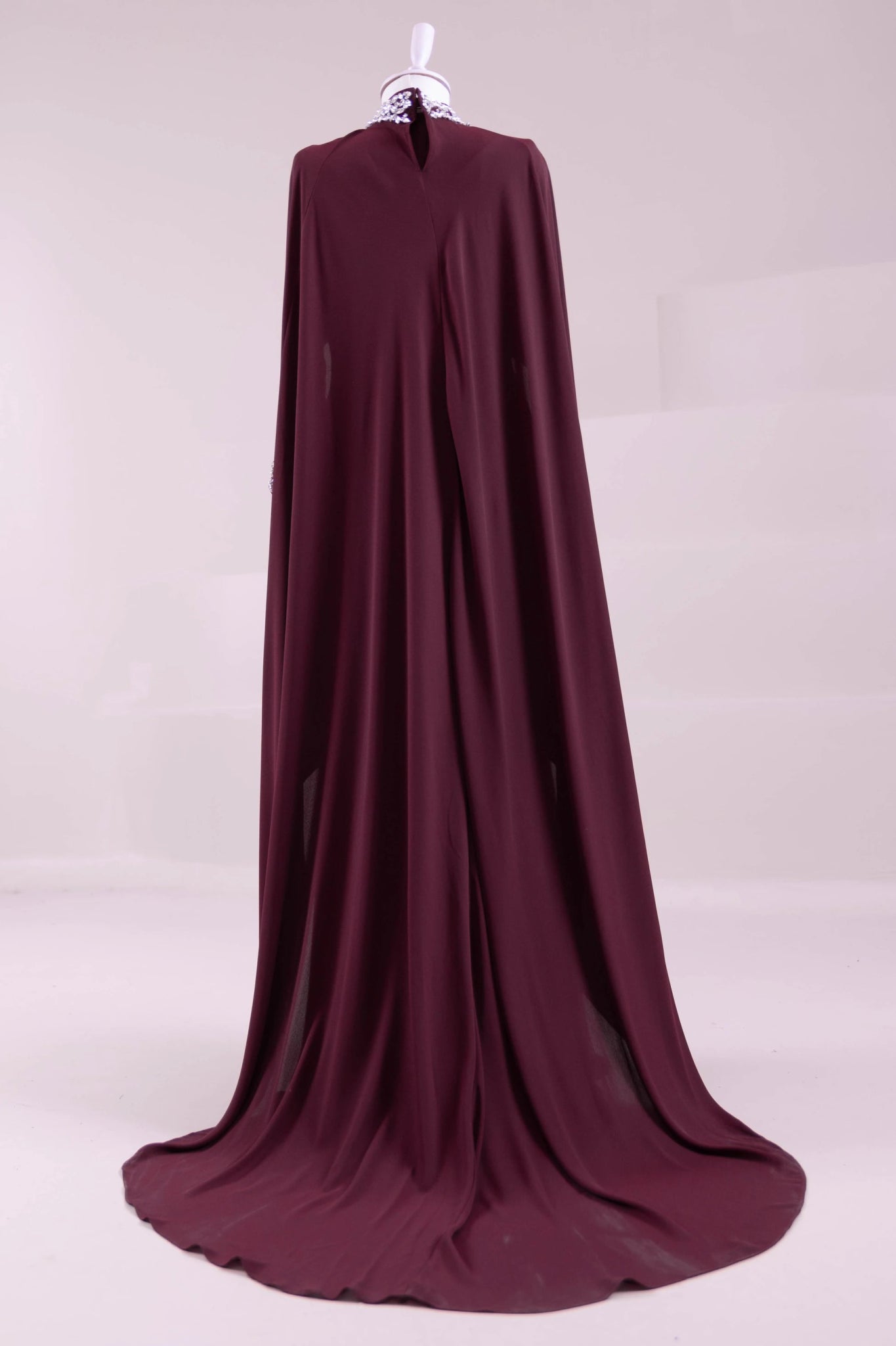 Layali Tesettür Abiye - FioraofDress - tesettur - abiye - BORDO - 40 - hijab - evening - dress