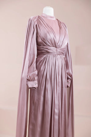 Lesley Tesettür Abiye - FioraofDress - tesettur - abiye - Pudra - 38 - hijab - evening - dress