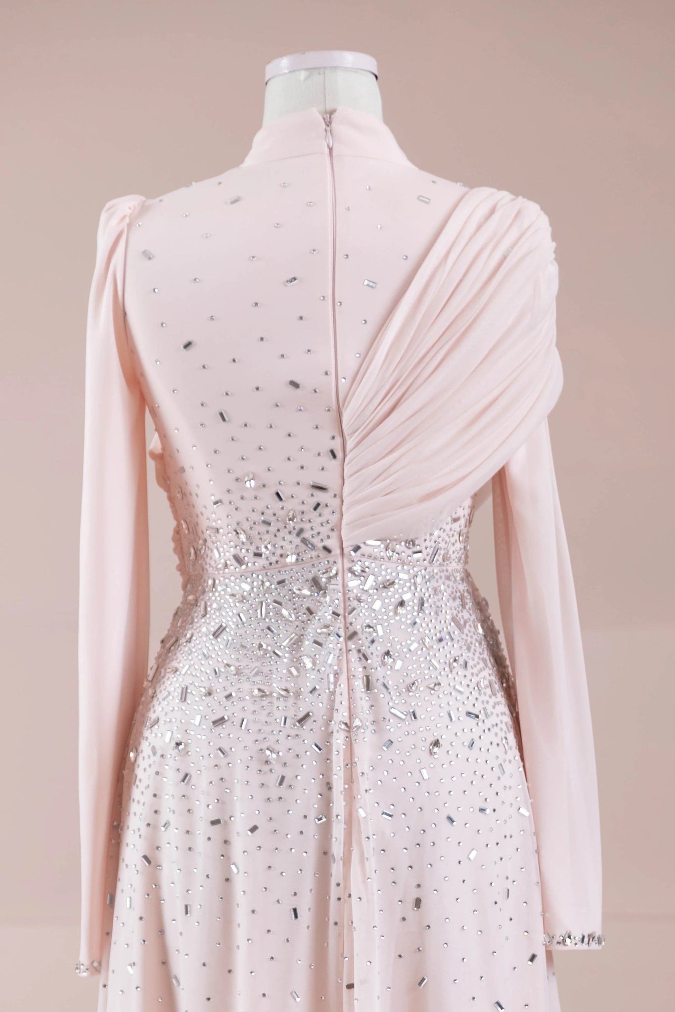 Levia Tesettür Abiye - FioraofDress - tesettur - abiye - krem - 36 - hijab - evening - dress