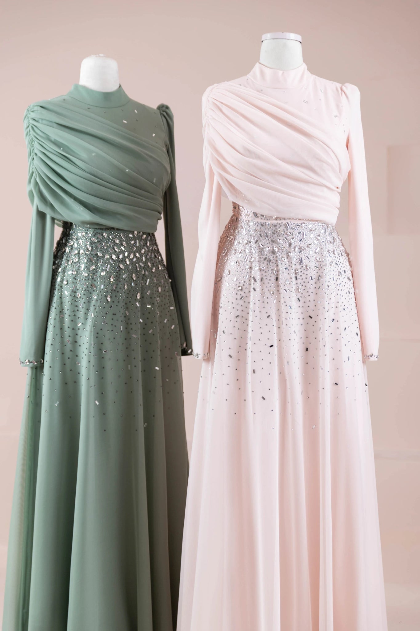 Levia Tesettür Abiye - FioraofDress - tesettur - abiye - mint - 36 - hijab - evening - dress