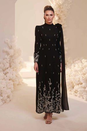 Loren Tesettür Abiye - FioraofDress - tesettur - abiye - Siyahh - 38 - hijab - evening - dress