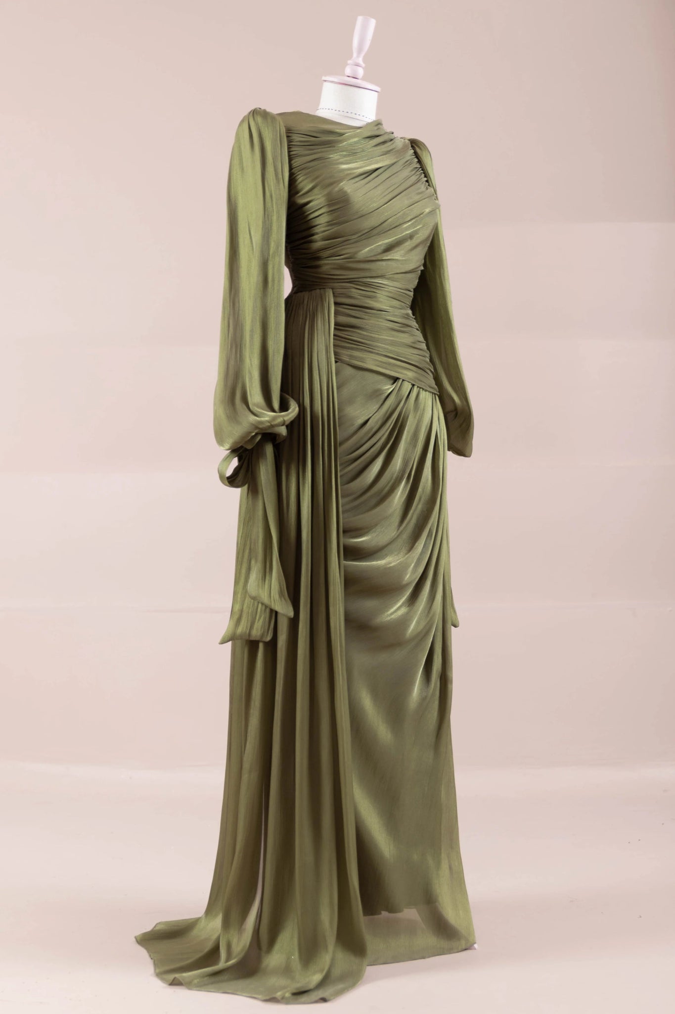 Lotus Tesettür Abiye - FioraofDress - tesettur - abiye - Çimen yeşili - 38 - hijab - evening - dress