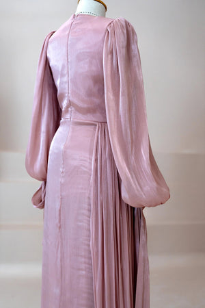 Lotus Tesettür Abiye - FioraofDress - tesettur - abiye - Pudra - 38 - hijab - evening - dress