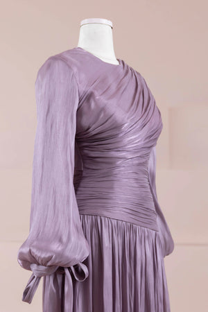 Lova Tesettür Abiye - FioraofDress - tesettur - abiye - lila - 38 - hijab - evening - dress