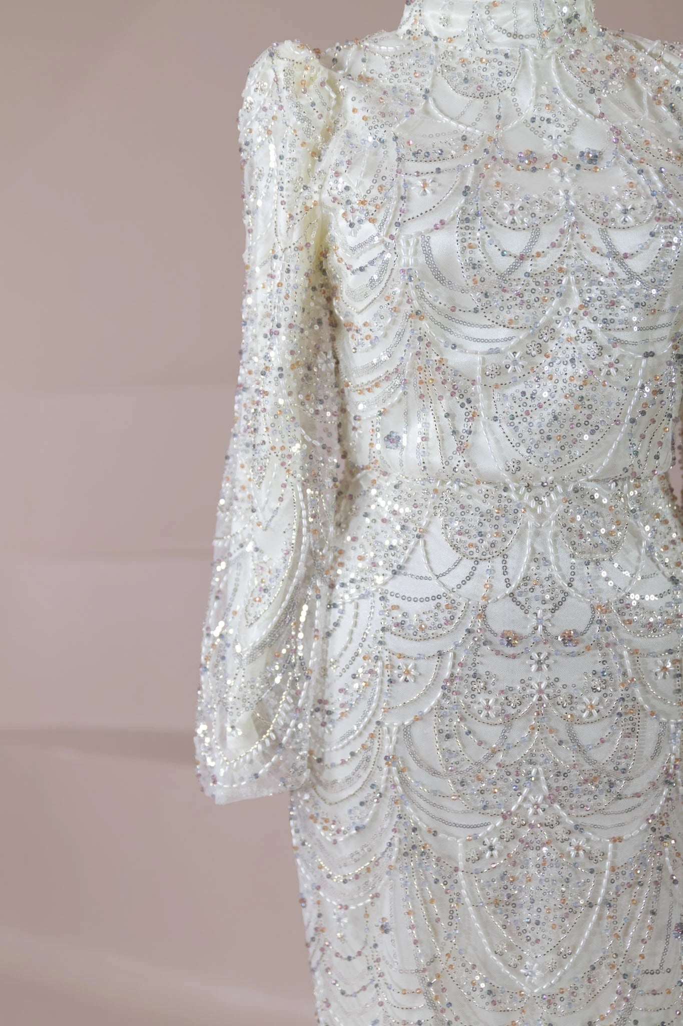 Luna Tesettür Abiye - FioraofDress - tesettur - abiye - Ekru - 38 - hijab - evening - dress