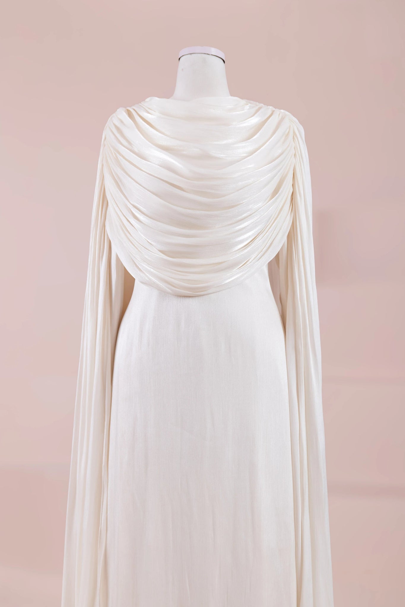 Lunesse Tesettür Abiye - FioraofDress - tesettur - abiye - krem - 38 - hijab - evening - dress