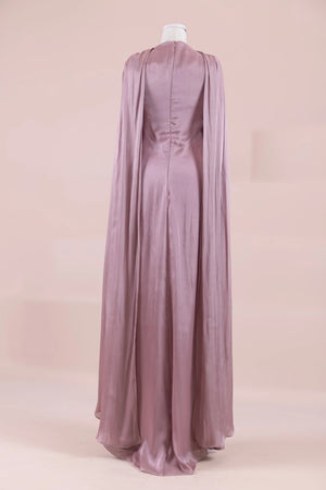 Lunesse Tesettür Abiye - FioraofDress - tesettur - abiye - rose - 38 - hijab - evening - dress