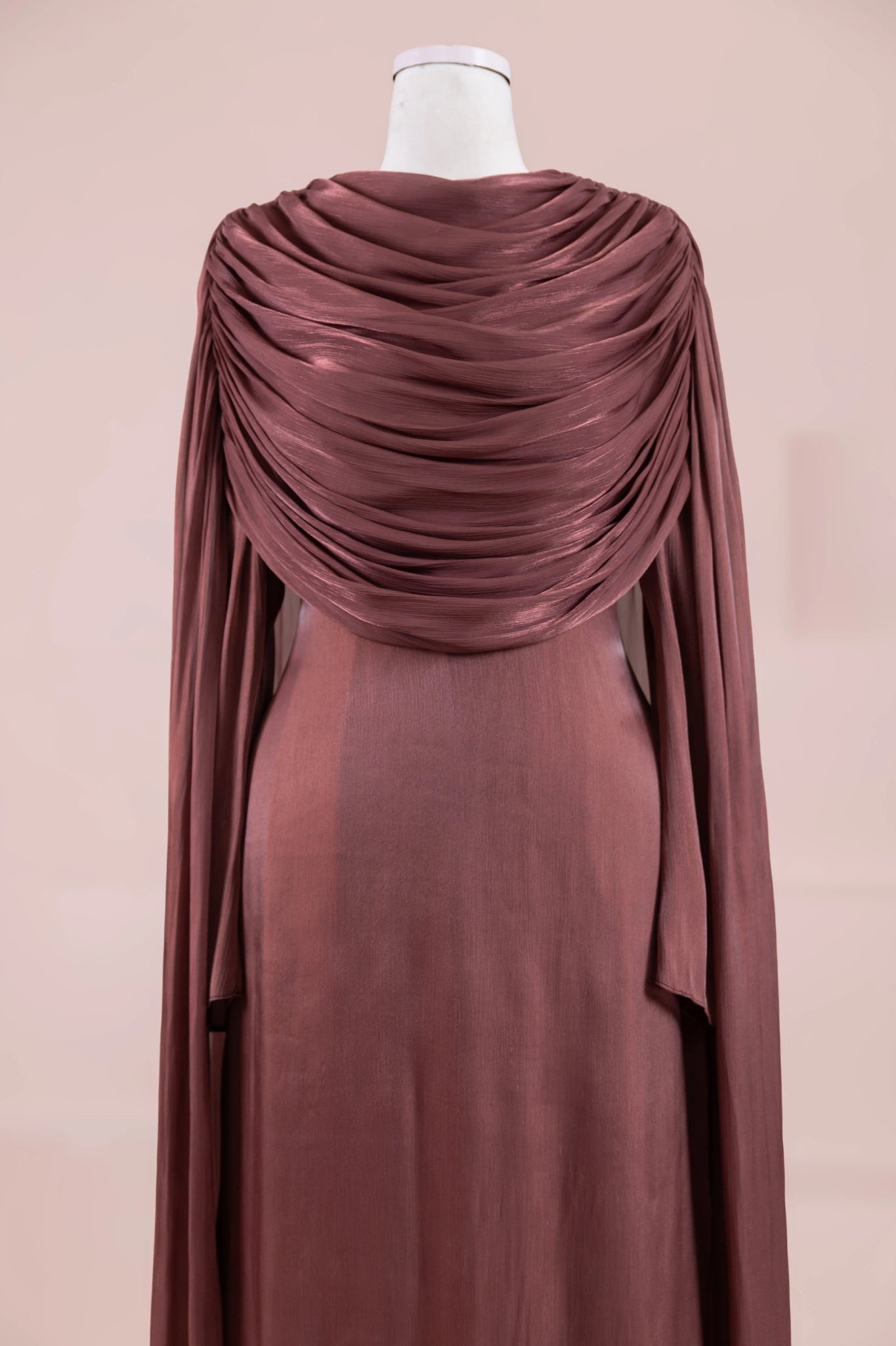 Lunesse Tesettür Abiye - FioraofDress - tesettur - abiye - bery burgundy - 38 - hijab - evening - dress