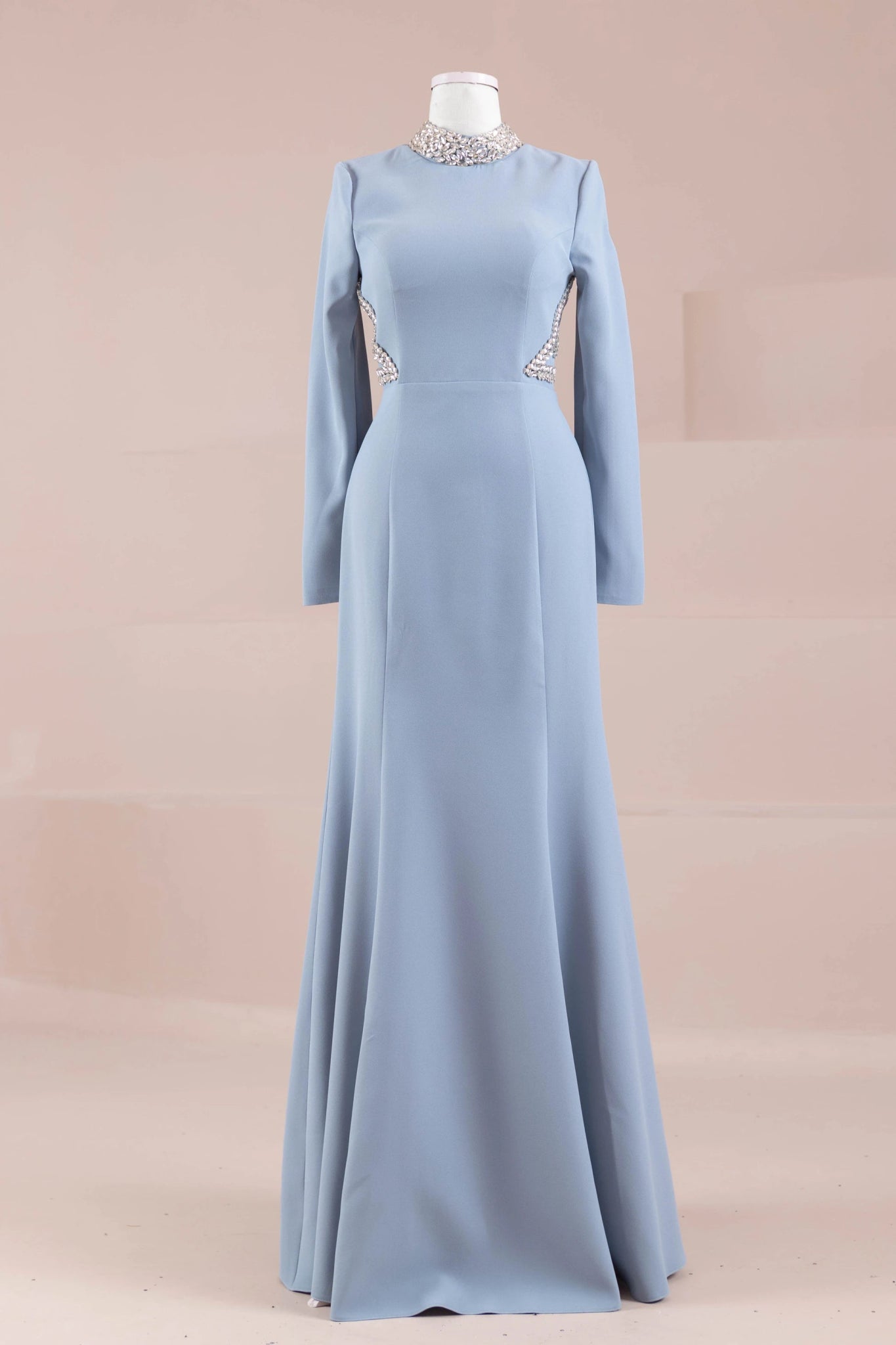 Lunza Tesettür Abiye - FioraofDress - tesettur - abiye - bebe - mavisi - 38 - hijab - evening - dress