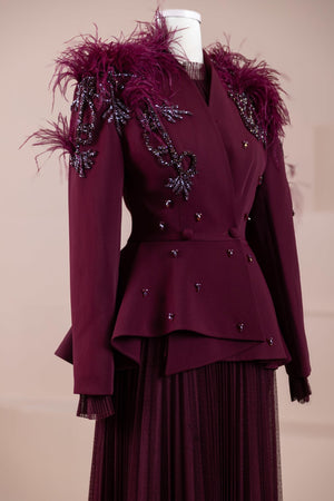 Majesty Tesettür Abiye - FioraofDress - tesettur - abiye - BORDO - 38 - hijab - evening - dress