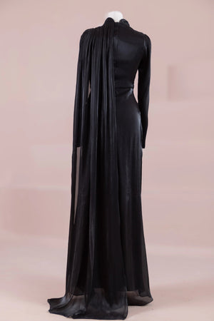 Melya Tesettür Abiye - FioraofDress - tesettur - abiye - SİYAH - 38 - hijab - evening - dress