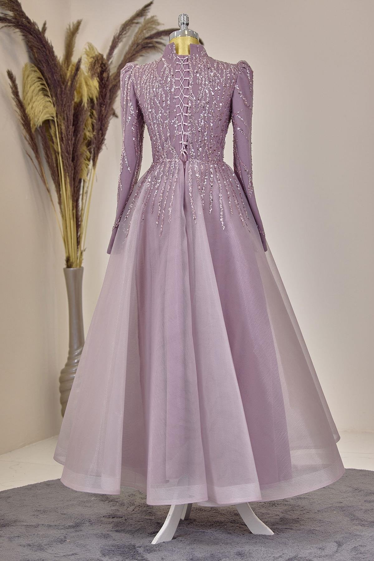 Mila Abiye Tesettür - FioraofDress - tesettur - abiye - LİLAA - 38 - hijab - evening - dress